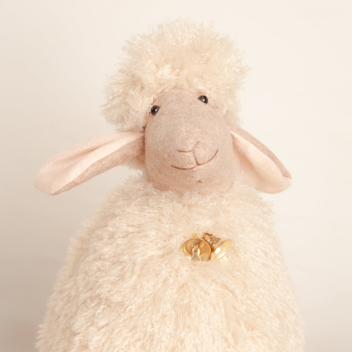 Beige Deurstopper Schaap – Schattige en Functionele Decoratie