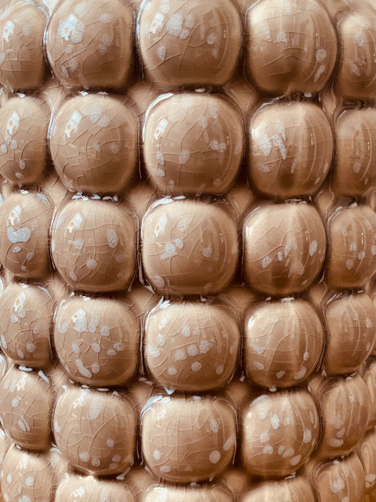 Handgemaakte Vaas met Bubbels – Unieke en Ambachtelijke Sierlijkheid - Keramiek