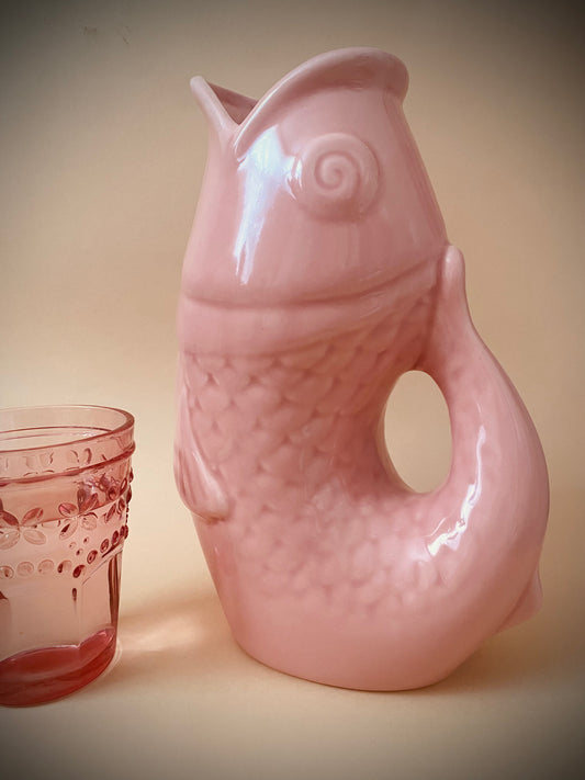 Karaf Vis Roze – een Speelse en Stijlvolle Eyecatcher op Tafel