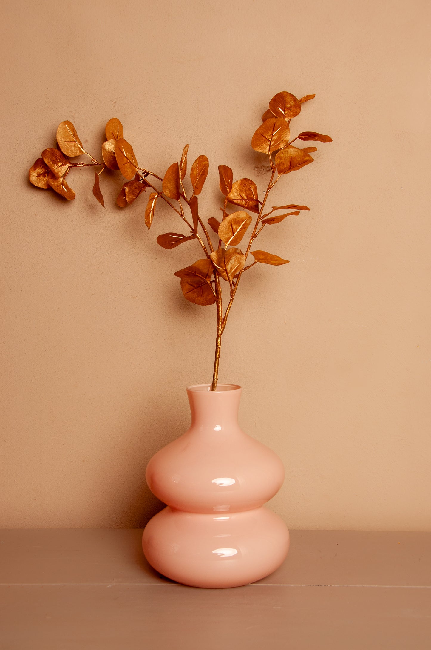 Glazen Roze Vaas – Subtiele Elegantie en Moderne Flair