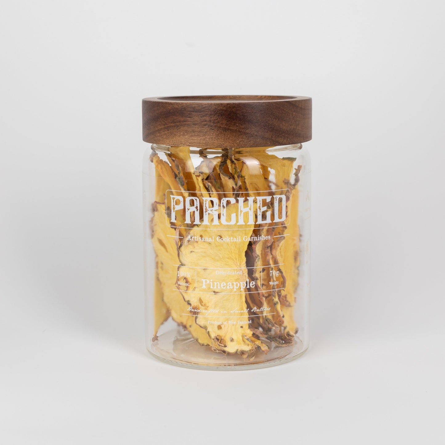 Vaas van Warm Roze Glas met Lange Hals – Elegantie in Kleur