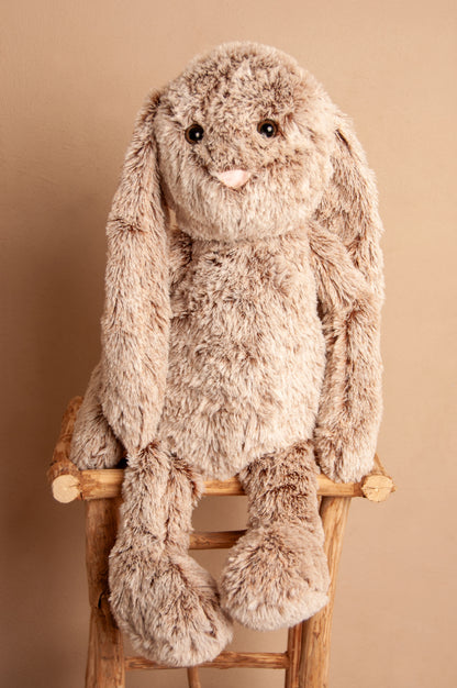 Groot Beige Knuffelkonijn – Het Ultieme Knuffelvriendje voor Gezellige Momenten