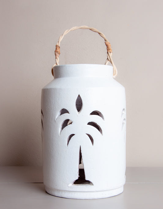 Handgemaakte Lantaarn – Aardewerk - Authentieke Sfeermaker