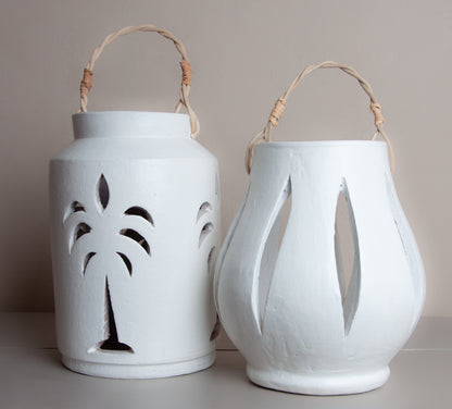 Handgemaakte Lantaarn – Aardewerk - Authentieke Sfeermaker