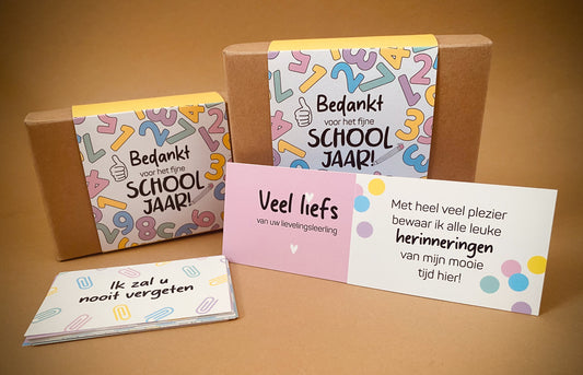 Lieve Wenskaartjes – Bedankt Leraar of Juf