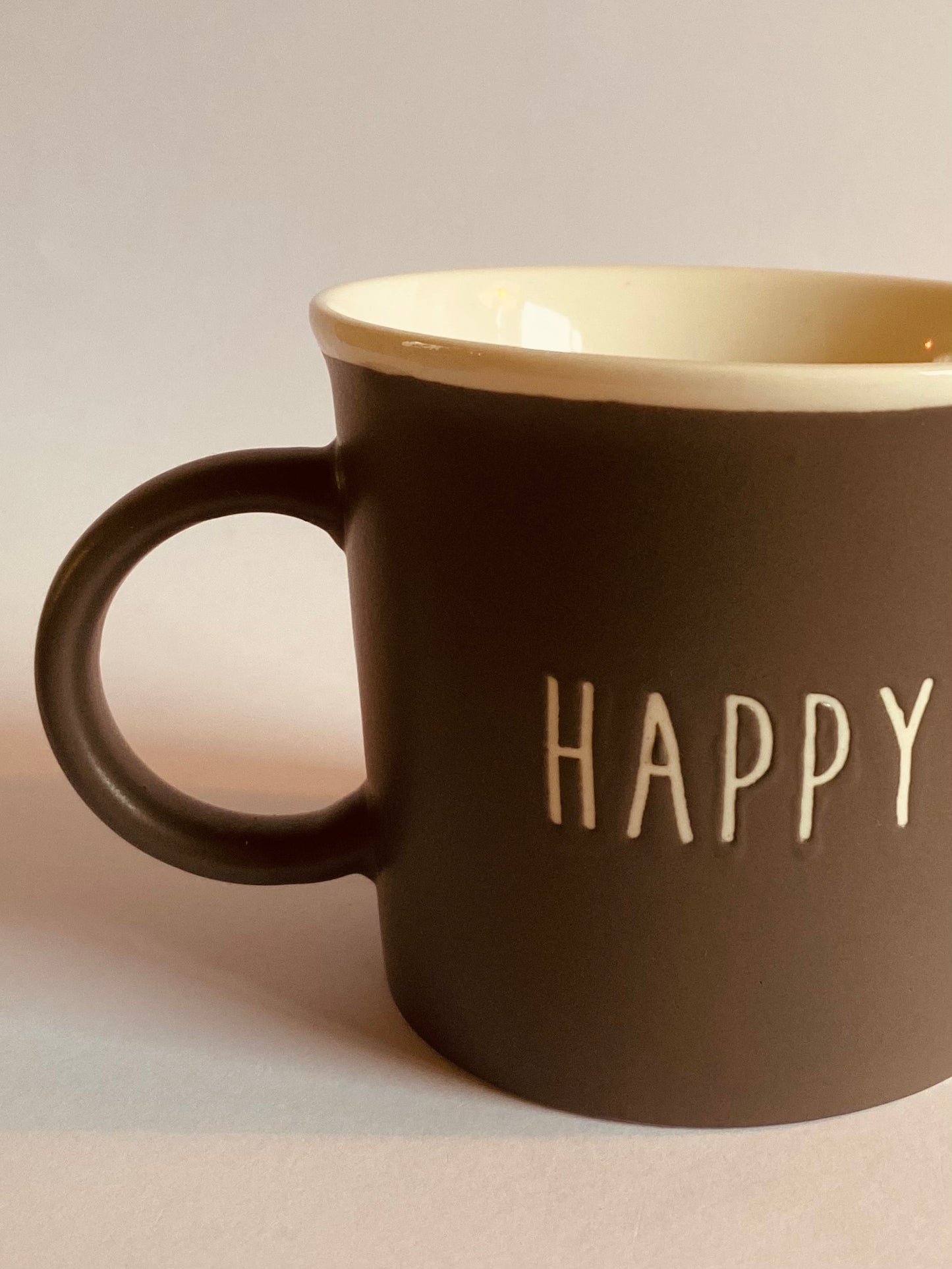 Porseleinen Happy Mok – Begin de dag met een glimlach